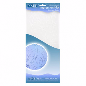 PME Impression mat tapete texturizador copo de nieve