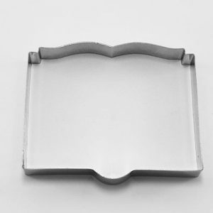 cortador metalico libro abierto biblia