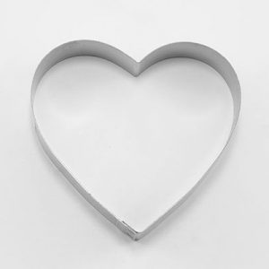 cortador metálico corazon