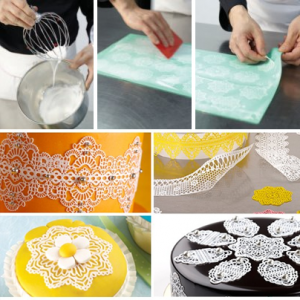 pavoni tapete encaje azúcar