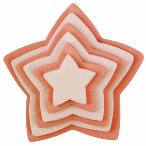 set 6 cortadores estrella PME