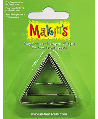 set mini cortadores makins triángulos