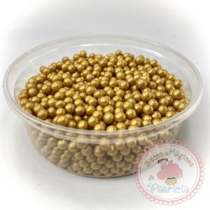Perlas doradas dulces magicos