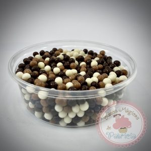 Perlas tres chocolates dulces magicos