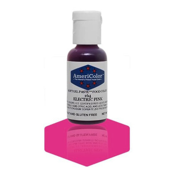 colorante soft gel electric pink 21 gr americolor