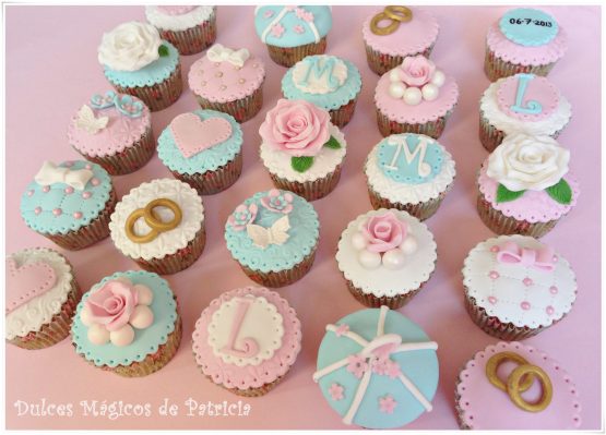 cupcakes boda romántica