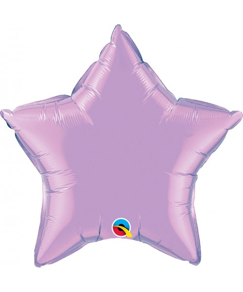 globo foil estrella lila morado lavanda