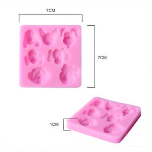 molde silicona caritas de perros