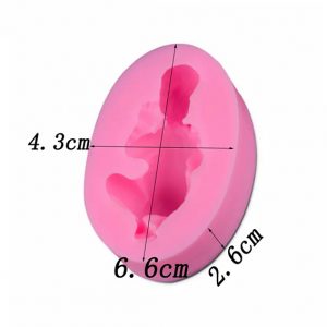 molde silicona bebé 3d