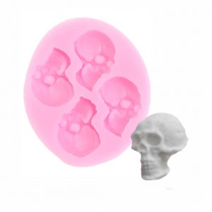 molde silicona calaveras halloween
