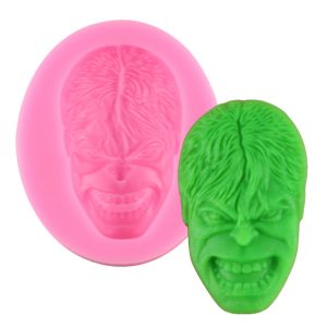 molde silicona cara hulk