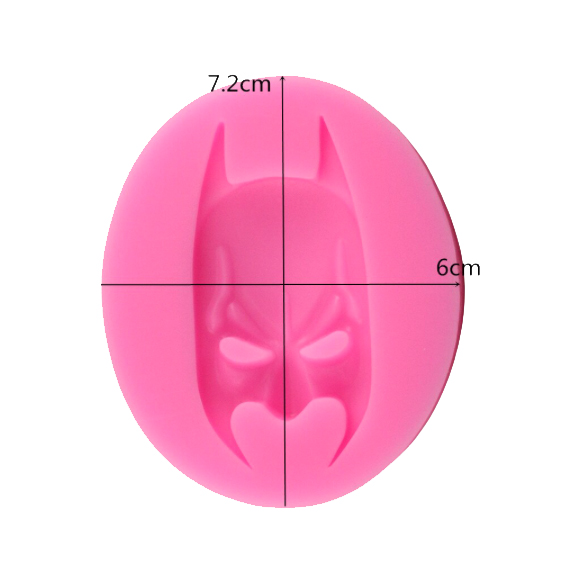molde silicona máscara de batman