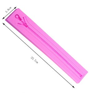 molde silicona cremallera