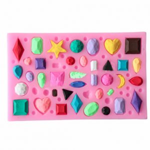 molde silicona diamantes