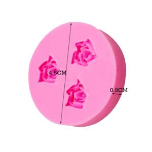 molde silicona mini rosas