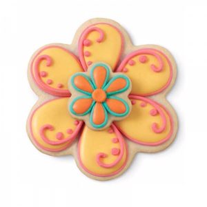 set dos cortadores metálicos flores wilton