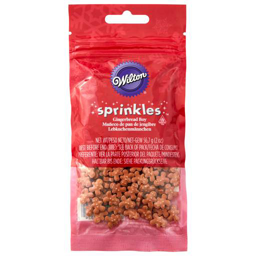 sprinkles muñecos de jengibre 56gramos wilton