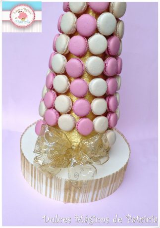 tarta boda macarons
