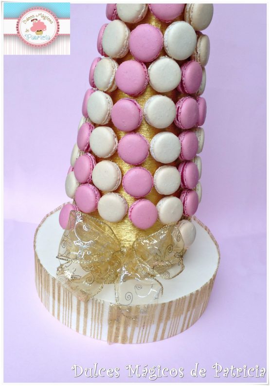 tarta boda macarons