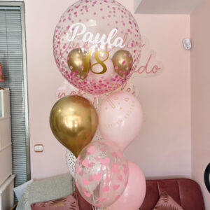 arreglo globos burbuja