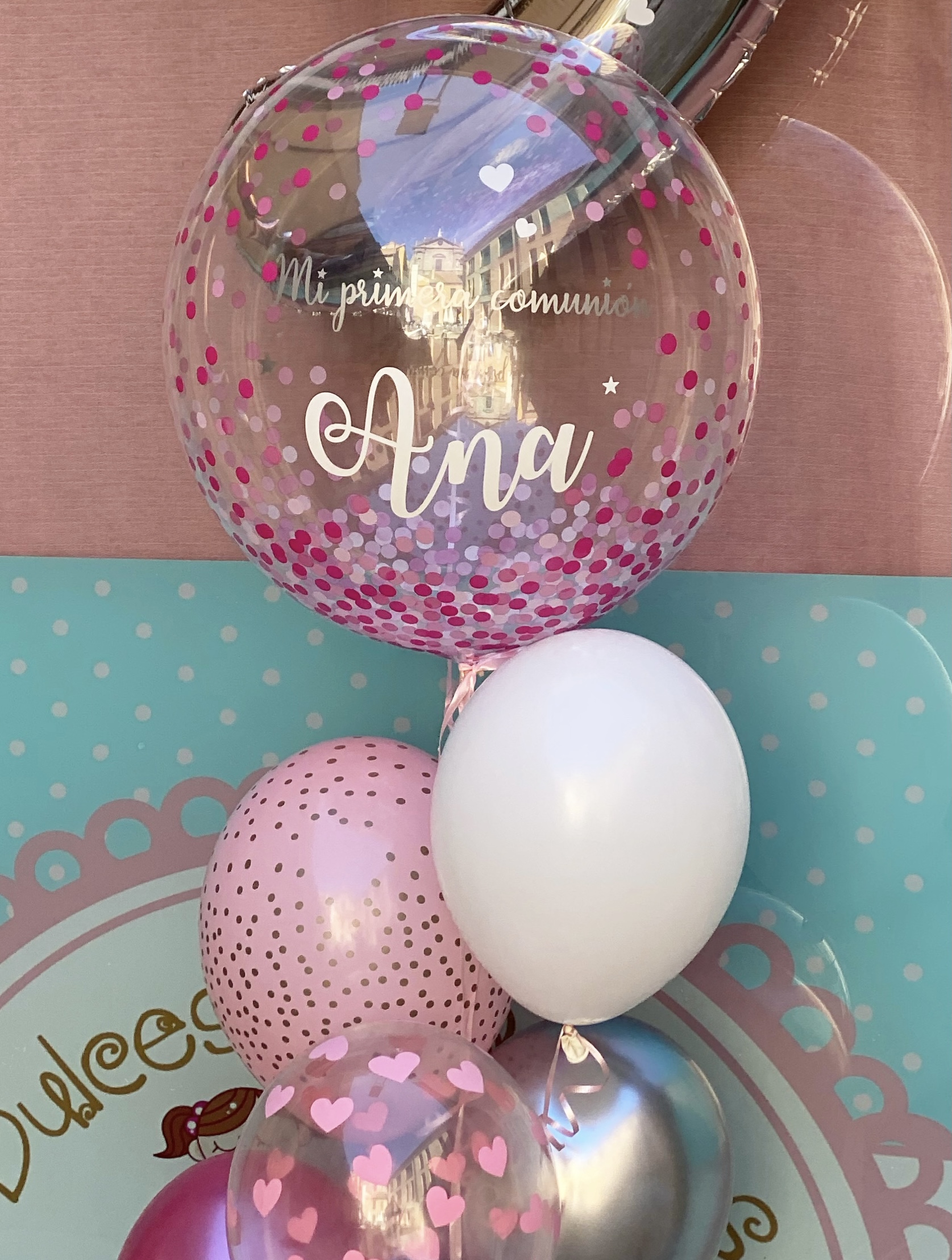 Arreglo / bouquet de globos personalizado