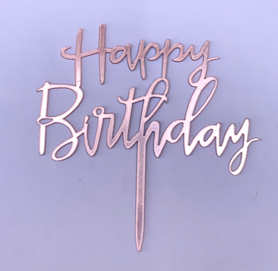 Dulces mágicos de patricia Topper happy birthday letras rosa brillante