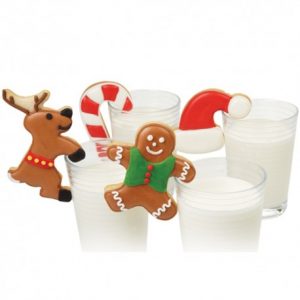 Set 4 cortadores navidad wilton muñeco reno bastón gorro