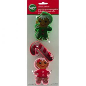 set 3 cortadores wilton niños jengibre bastón