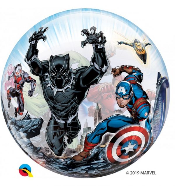 globo burbuja bubble qualatex vengadores superheroes