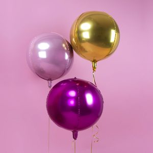 globo foil bola pelota rosa