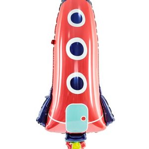 globo foil cohete espacio