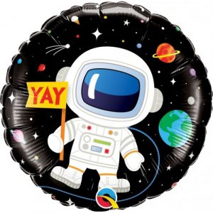 globo foil espacio astronauta
