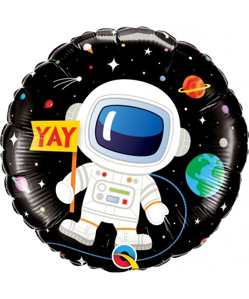 globo foil espacio astronauta