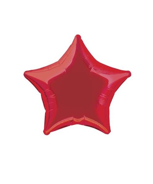 globo foil estrella roja unique