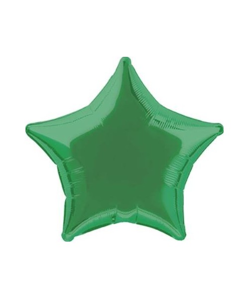 globo foil estrella verde unique