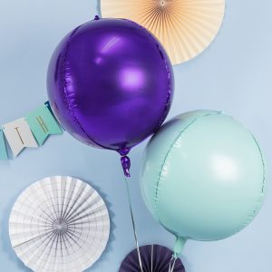 globo foil menta verde bola círculo