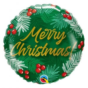 globo foil navidad qualatex