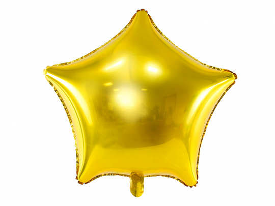 globo foil estrella oro dorada