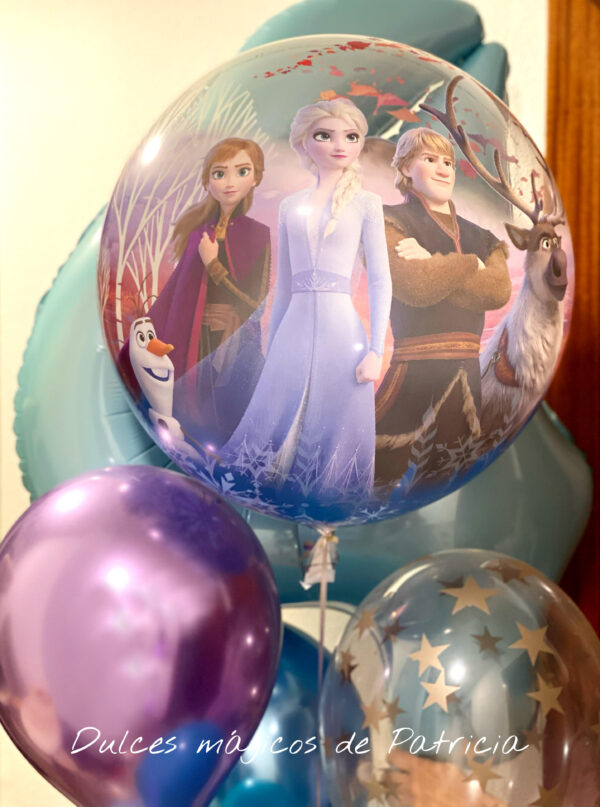 globo burbuja frozen