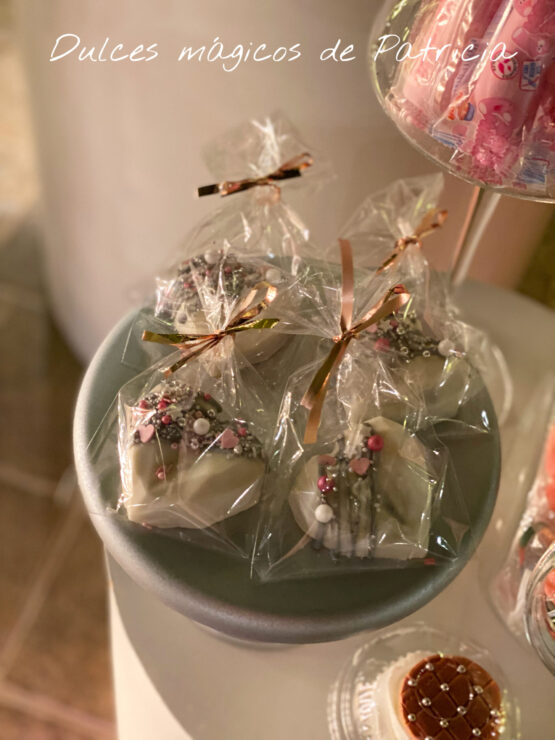 Candy bar mesa dulce boda tonos blanco y plata