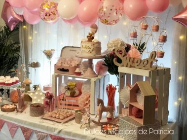 candy bar alcalá de henares baby shower niña