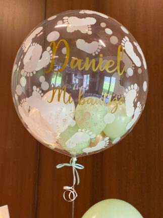 Bouquet globos de helio para bautizo