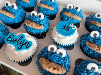 Cupcakes monstruo de las galletas