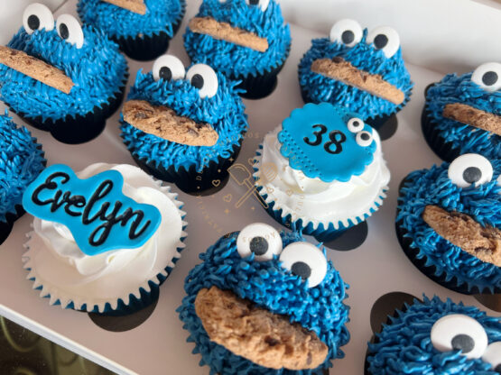 Cupcakes monstruo de las galletas