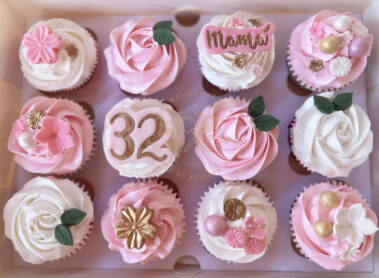 Cupcakes decorados para mamá