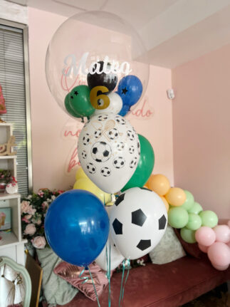 Bouquet de globos fútbol