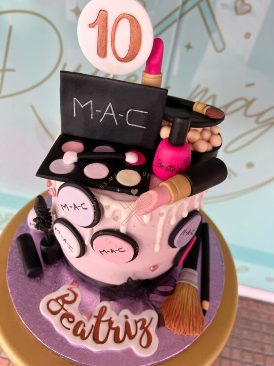 Tarta maquillaje mac