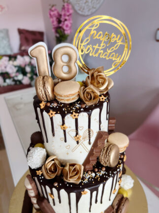 Drip cake 18 años
