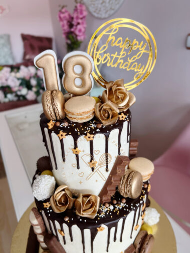 Drip cake 18 años