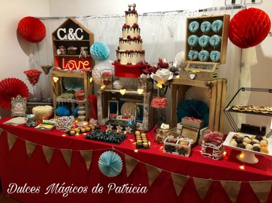 Candy bar boda C&C